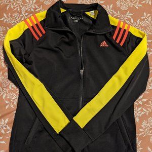 Adidas Black, Pink, & Yellow Jacket
